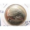 Image 2 : 1978 Sterling Silver 20 Dollars 35.4 Grams Fiji Elizabeth
