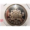 Image 2 : 1974 .800 Silver 31.6Grams 5 Dollars Barbados