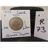 Image 1 : 1875 H Germany 1 Mark 90% Silver