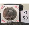 Image 1 : 2011 Wildlife Series Wolf 1oz .9999 Silver 5 Dollars