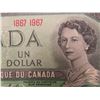 Image 2 : 1967 Uncirculated Canada Centennial $1 Bill