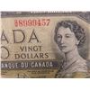 Image 2 : 1954 Canada $20 Bill