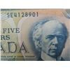 Image 2 : 1972 Canada $5 Bill - Very Good
