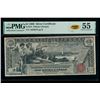 1896 $1 Educational Silver Certificate PMG 55