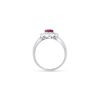Image 4 : 14KT White Gold 1.50ct Ruby and Diamond Ring