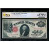 Image 1 : 1917 $1 Legal Tender Note PCGS 63PPQ