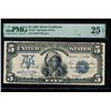 Image 1 : 1899 $5 Chief Silver Certificate PMG 25EPQ