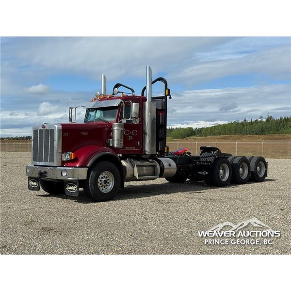 2019 PETERBILT 367 TRI DRIVE LOG TRUCK