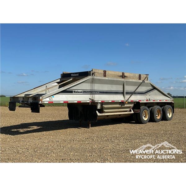 1998 MIDLAND MG38 TRIDEM BOTTOM DUMP TRAILER