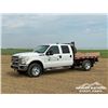 Image 1 : 2011 FORD F350 XLT CREW CAB FLATBED TRUCK
