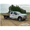 Image 2 : 2011 FORD F350 XLT CREW CAB FLATBED TRUCK