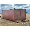 Image 4 : STEEL 8 FT. X 16 FT. SEWAGE TANK ON SKIDS