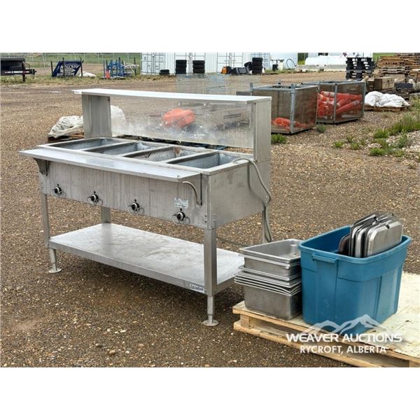 4 UNIT WARMING TRAY FOR PREPARED FOOD