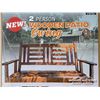 Image 1 : 2 PERSON WOODEN PATIO SWING
