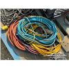 Image 6 : QTY OF ELECTRICAL CORDS & RATCHET STRAPS