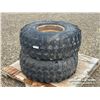 Image 1 : (2) SUPER SWAMPER 36X13.50-15 TIRES & RIMS