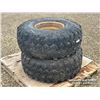 Image 2 : (2) SUPER SWAMPER 36X13.50-15 TIRES & RIMS
