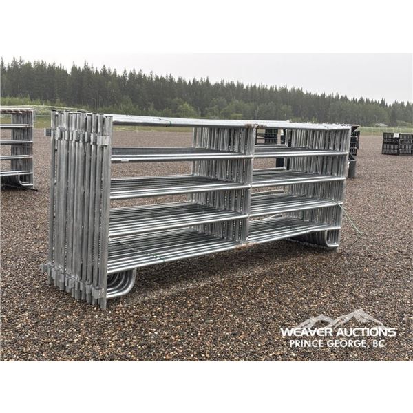 (22) 12 FT. GALVANIZED LIVESTOCK PANELS