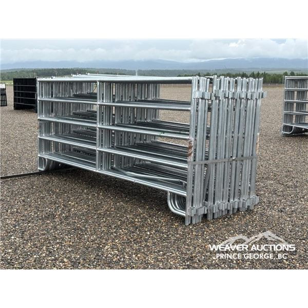 (24) 12 FT. GALVANIZED LIVESTOCK PANELS