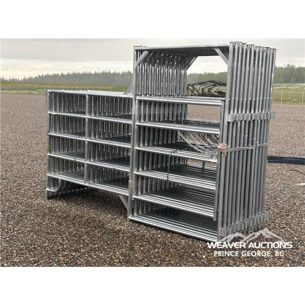 (24) 10 FT. LIVESTOCK PANELS WITH GATE