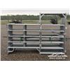 Image 5 : (24) 10 FT. LIVESTOCK PANELS WITH GATE