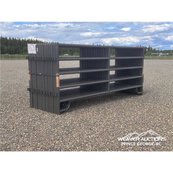 (18) 12 FT. GREY LIVESTOCK PANELS