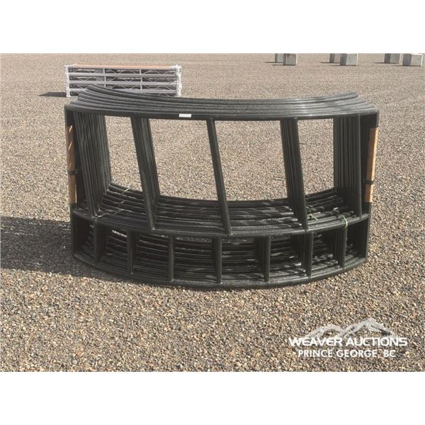 (4) SLANT BAR ROUND BALE FEEDERS