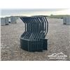Image 5 : (3) ROUND BALE FUNNEL FEEDERS