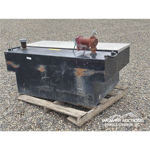 L SHAPED FUEL TANK W/ TOOL BOX