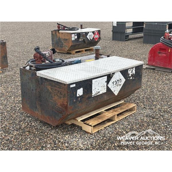 L SHAPED FUEL TANK W/ TOOL BOX