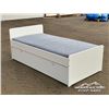 Image 2 : TWIN BED FRAME WITH PULL OUT BED AND STORAGE