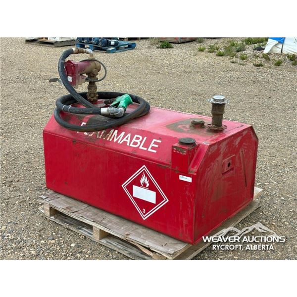 450L DOUBLE WALL FUEL TANK W/PUMP & NOZZLE