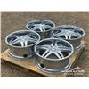 Image 1 : (4) 5 BOLT ALUMINUM MAG RIMS