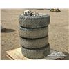 Image 4 : (4) GENERAL GRABBER 245/75R16 TIRES & RIMS