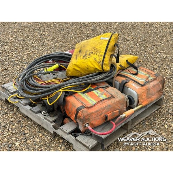 (5) FIRE EXTINGUISHERS W/FIRE SUPPRESSION SPRAYERS