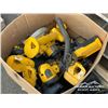 Image 6 : BOLT BIN W/ ASSORTED DEWALT TOOLS & PLANER