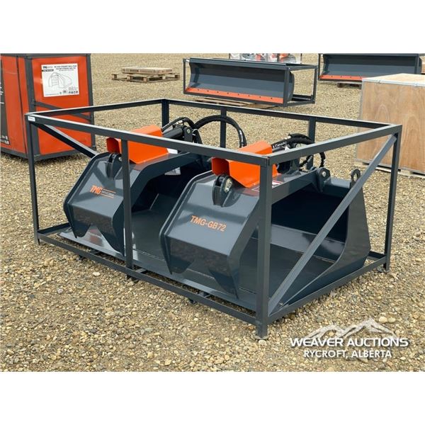 TMG 72 IN. SKID STEER GRAPPLE BUCKET