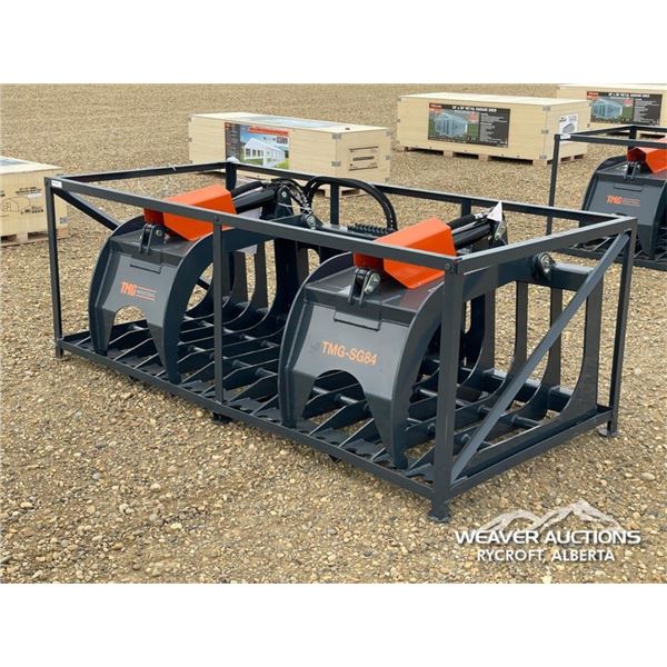 TMG 84 IN. SKID STEER SKELETON GRAPPLE