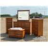 Image 1 : SOILD WOOD BEDROOM DRESSER SET