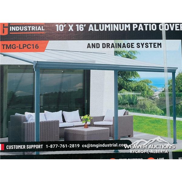 TMG 10 X 16 FT. ALUMINUM PATIO COVER