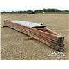 Image 1 : (13) 32.5 FT. TRUSSES W/ METAL ROOFING & RIDGE CAP
