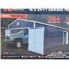 Image 1 : TMG 16 X 24 FT. GARAGE METAL SHED