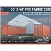 Image 1 : TMG 30 X 40 FT. PVC FABRIC CONTAINER SHELTER