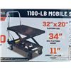 Image 1 : TMG 1100 LB. MOBILE SCISSOR LIFT TABLE