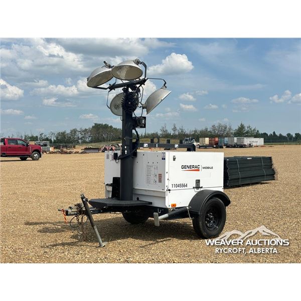 2020 GENERAC MLT 580 8 KW LIGHT TOWER