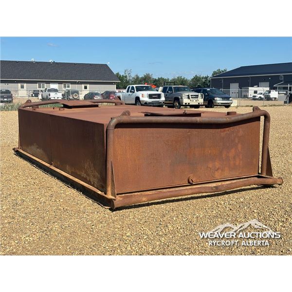 3 X 16 FT. X 102 IN. TANK ON SKIDS