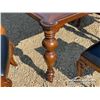 Image 8 : WALNUT DINING TABLE W/CHAIRS