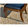 Image 9 : WALNUT DINING TABLE W/CHAIRS