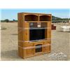 Image 2 : 7 COMPARTMENT TV STAND WITH TV