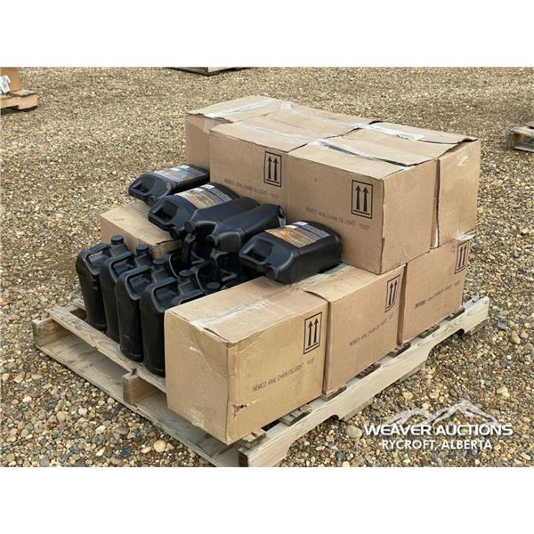 PALLET OF CHAIN OIL